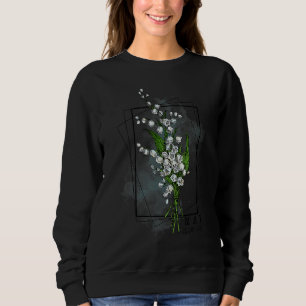 Happy Lily Of The Valley Day For Labour Day On May Sweatshirt