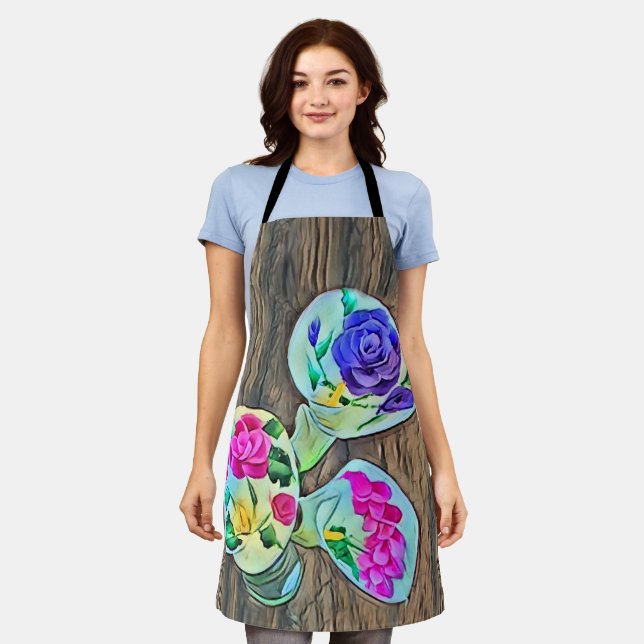 Happy Lilys Apron (Worn)