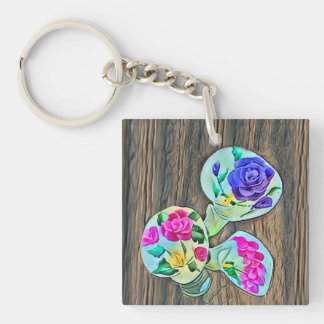 Happy Lilys  Key Ring