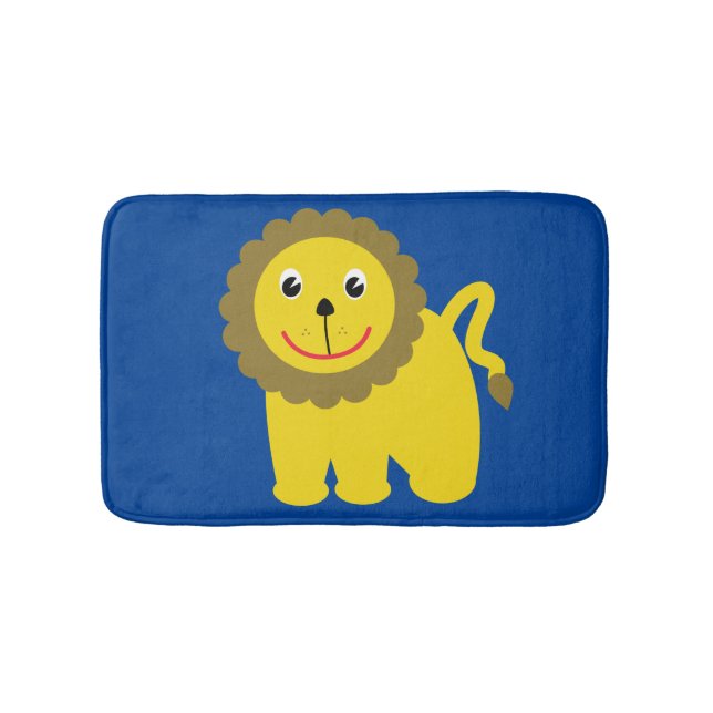 Happy lion bath mat (Front)