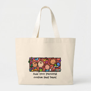 Happy Little Babies. Customisable tote