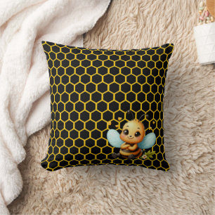 Happy Little Bee Cushion