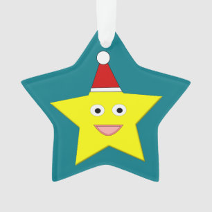 Happy Little Christmas Star Acrylic Ornament