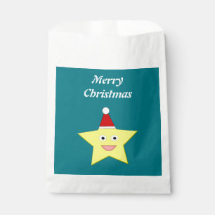 Happy Little Christmas Star Custom Favour Bags