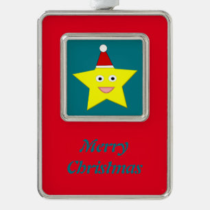 Happy Little Christmas Star Customisable Ornament