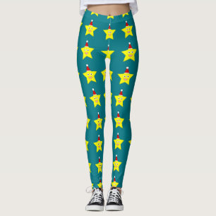 Happy Little Christmas Star Leggings