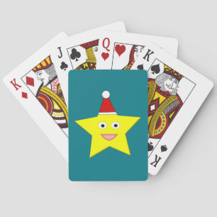 Happy Little Christmas Star Playing cards