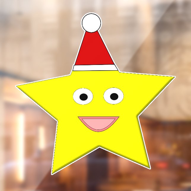 Happy Little Christmas Star Window Cling (Sheet 2)