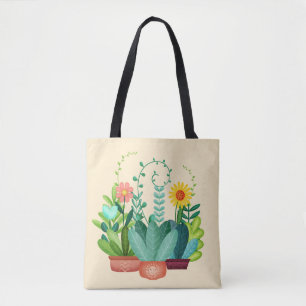 Happy Little Garden Tote Bag