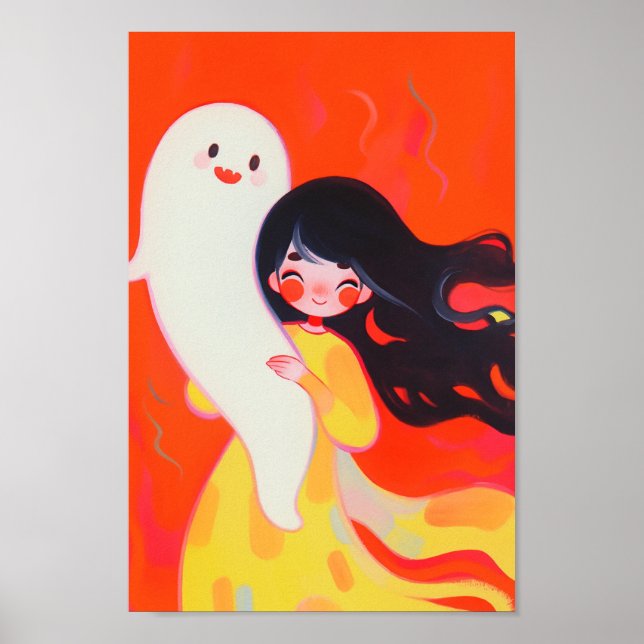 Happy Little Ghost Poster (Front)