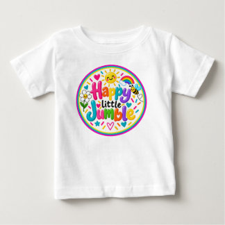 Happy Little Jumble – Colourful Feel-Good Design Baby T-Shirt