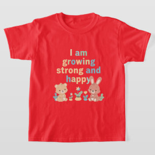 Happy Little Learners Positive Growth Message T-Shirt