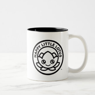 Happy Little Lotus, Classic, Two-Tone Coffee Mug