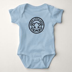Happy Little Lotus One-Piece, Classic Logo Baby Bodysuit