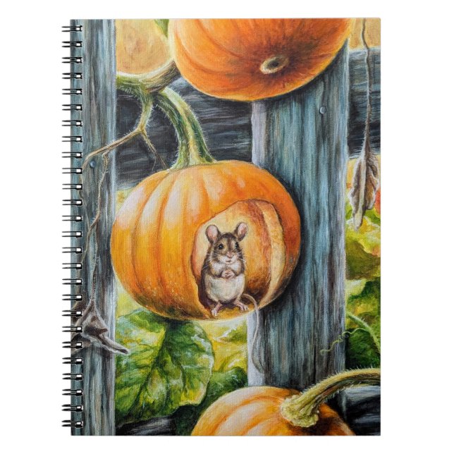Happy Little mouse Notebook (Front)