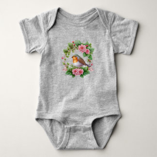 Happy Little Robin Baby Bodysuit 