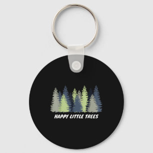 Happy Little Tree Earth Day Men Boy Kids Gift Key Ring