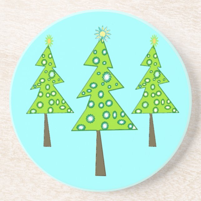 Happy little trees coaster (Front)