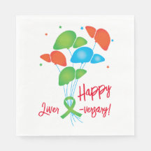Happy Liver-versary Balloons Transplant Party
