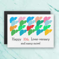 Happy Liver-versary & Many More Magnet Card