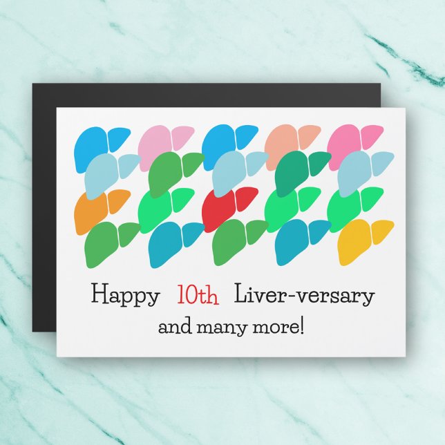 Happy Liver-versary & Many More Magnet Card (Creator Uploaded)
