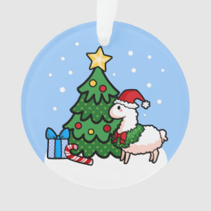 Happy Llamadays Ornament