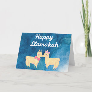 Happy Llamakah Card