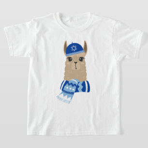 "Happy Llamakah" Funny Hanukkah T-Shirt