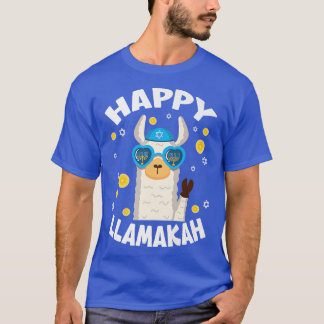 Happy Llamakah Hanukkah Funny Llamaorah  T-Shirt