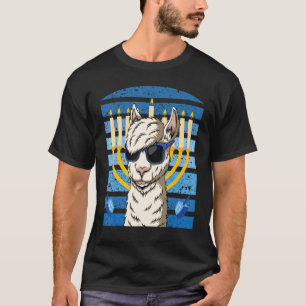 Happy Llamakkah Hanukkah Llama Chanukah Alpaca Jew T-Shirt