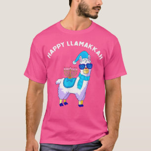 Happy Llamakkah Hanukkah Llama Chanukah Alpaca T-Shirt