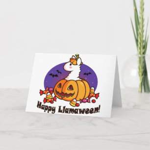 Happy Llamaween Card