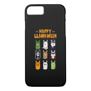 Happy Llamaween Funny Llama Lover Spooky Halloween iPhone 8/7 Case