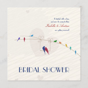 Happy Love bridal shower invitation