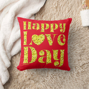 HAPPY LOVE DAY gold                                Cushion