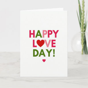 Happy Love Day Greeting Card