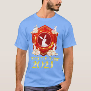 Happy Lunar New Year 2023 Cute Rabbit T-Shirt