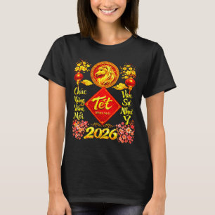 Happy Lunar New Year 2026 Year Of The Horse Tet Ng T-Shirt