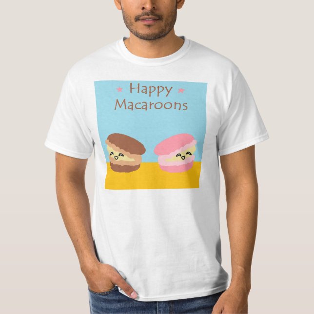 Happy Macaroons T-Shirt (Front)