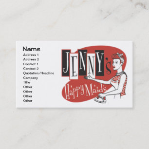 Happy Maids Business Card