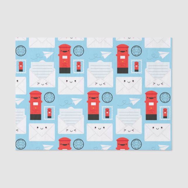 Happy Mail - Kawaii Post Tissue Paper (Front)