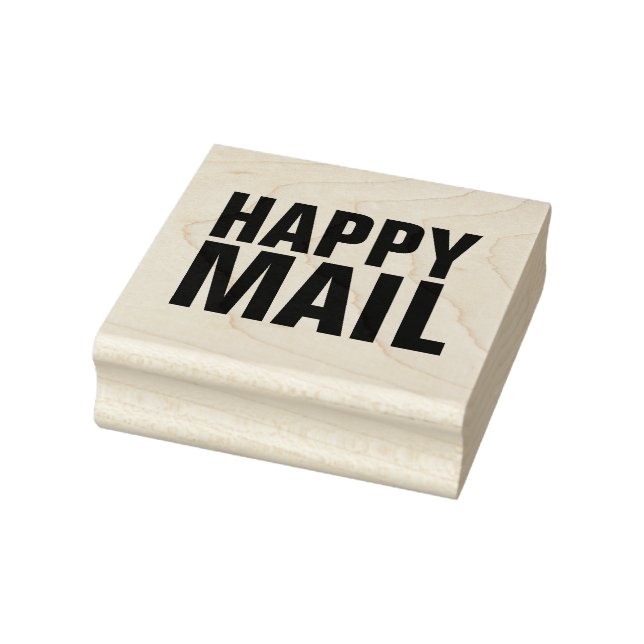 HAPPY MAIL RUBBER STAMP (Stamp)