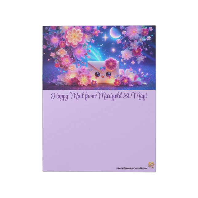 Happy Mail Stationery for Snail Mail  Notepad (Rotated)