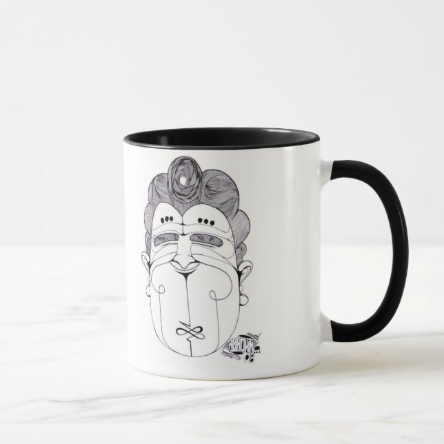 happy man mug (Right)