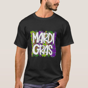 Happy Mardi Gras 2022 For Men Kids Fat Tuesday T-Shirt
