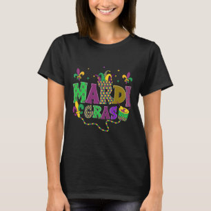 Happy Mardi Gras Carnival Fat Tuesday Fleur De Lis T-Shirt