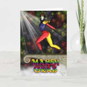 Happy Mardi Gras, Celebration Card