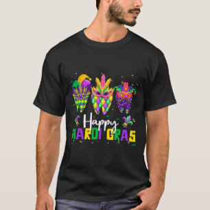Happy Mardi Gras Dental Squad Dentist Teeth Carniv T-Shirt