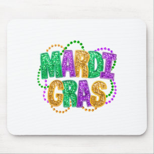 Happy Mardi Gras Fat Tuesday Carnival Festival Par Mouse Mat