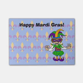 Happy Mardi Gras! Post-it Notes